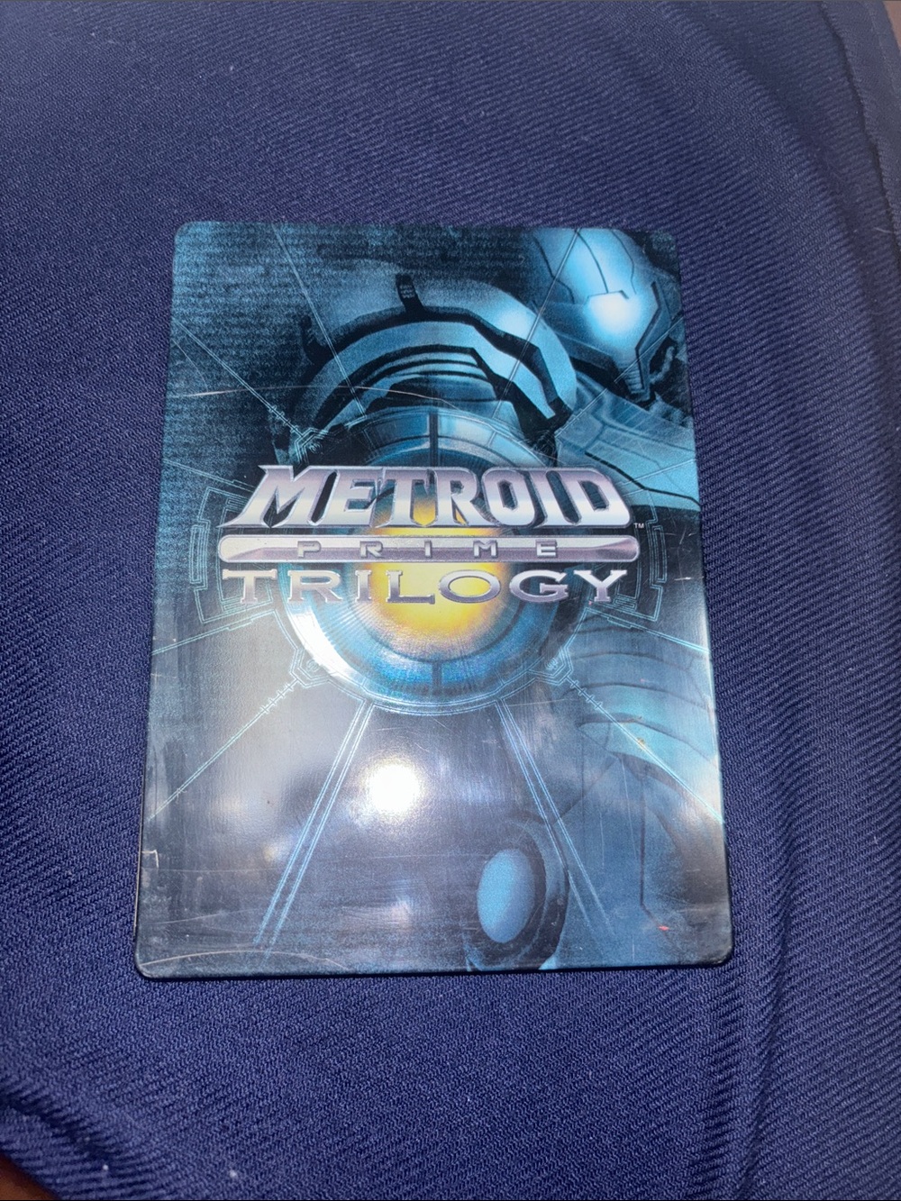 adidas Blue and Teal Metroid Prime Trilogy Display Card